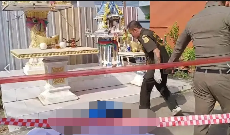 สลด หนุ่มป่วยซึมเศร้าเครียด ลาศาลประจำหมู่บ้าน ก่อนปลิดชีพตัวเอง