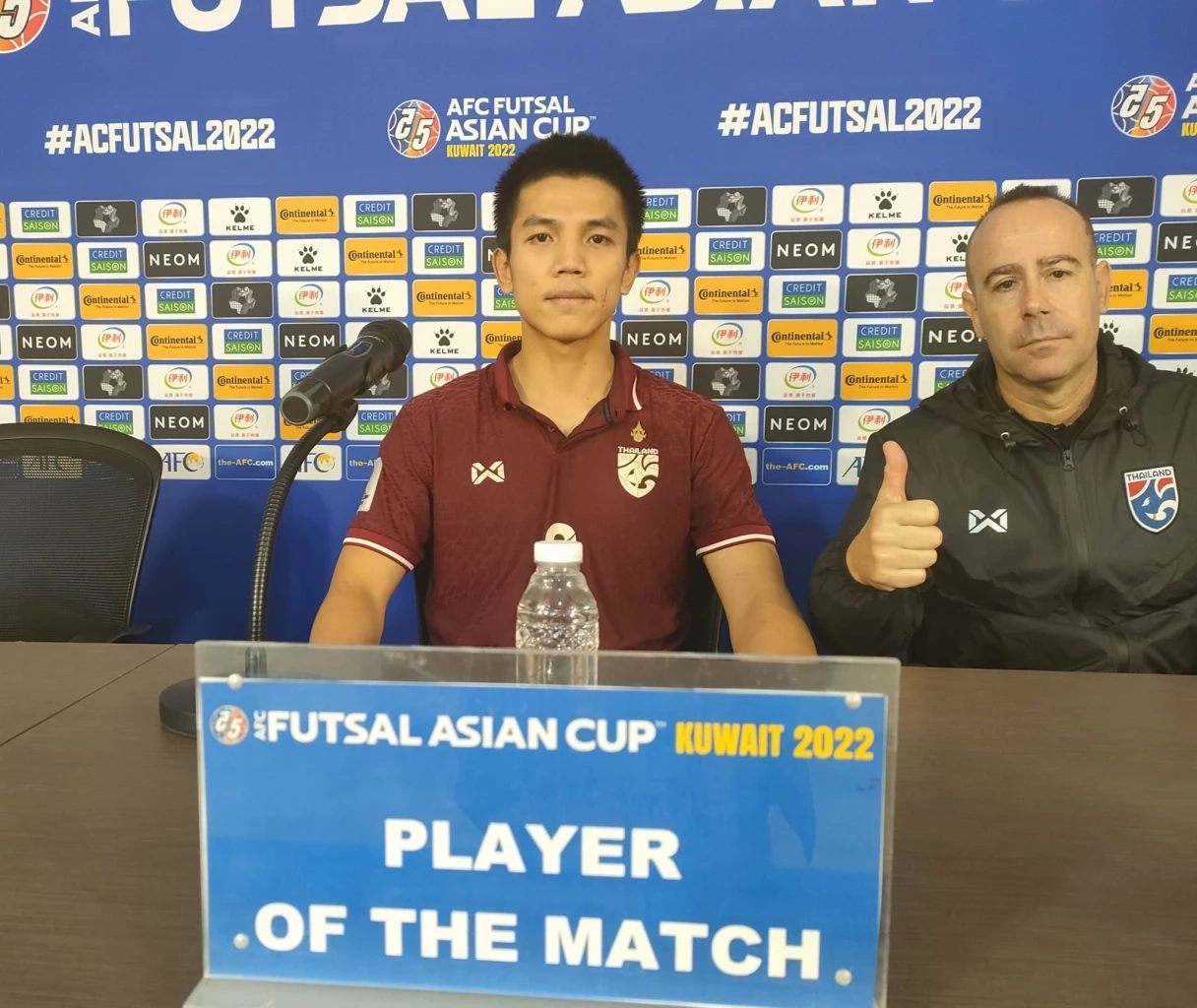 "ฟุตซอลไทย" ซัดชัยนาทีท้าย เฉือน ทาจิกิสถาน 3-2 ลิ่วรองรองฯ เจออิหร่าน