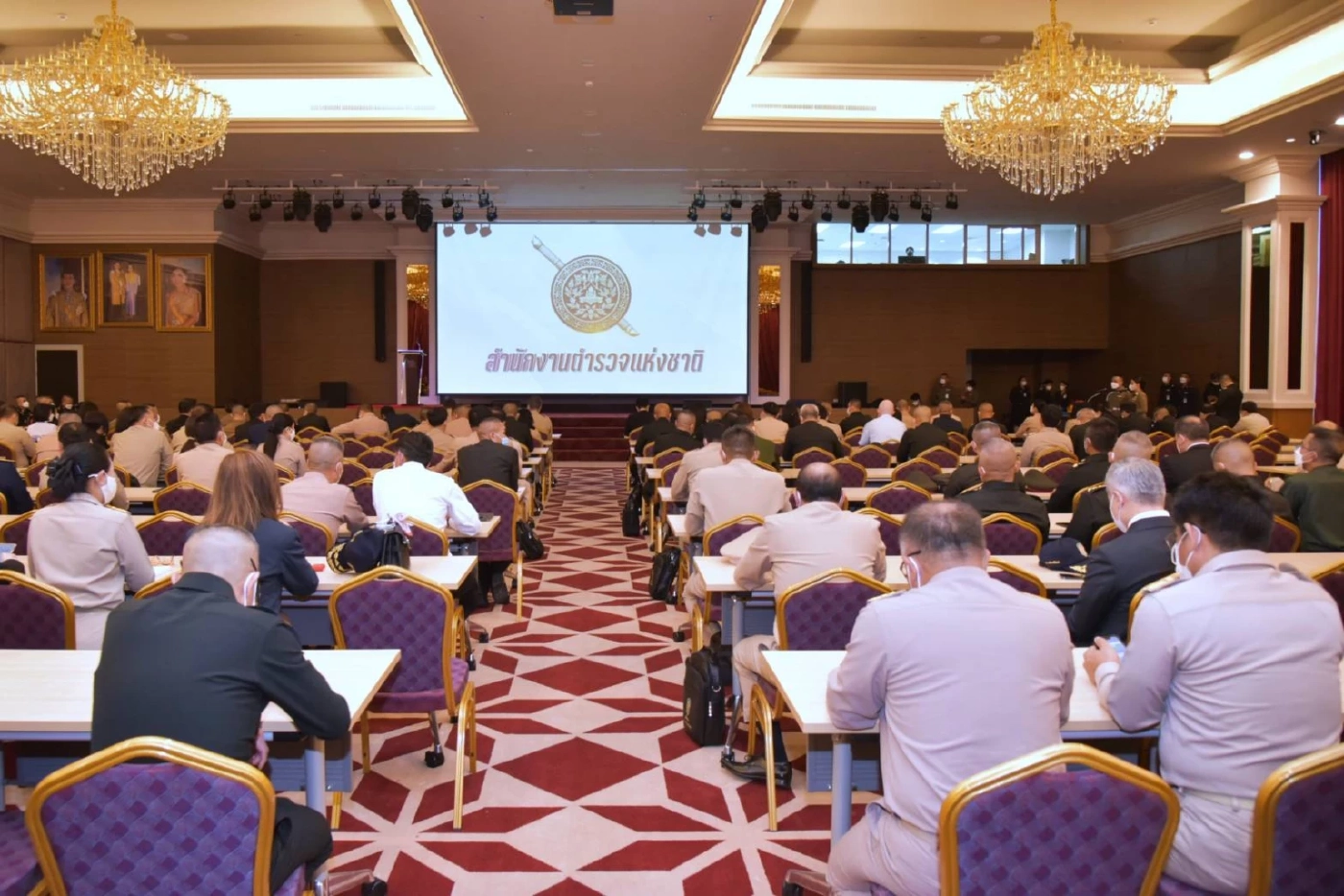 'วปอ. 65' เยี่ยมชมกิจการสำนักงานตำรวจแห่งชาติ