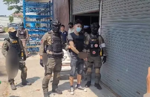 โกดังที่ก่อเหตุ