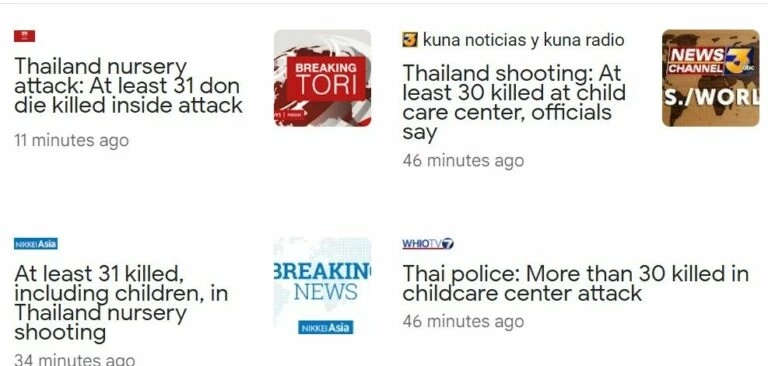 สะเทือนขวัญทั่วโลก สื่อ ตปท. ตีข่าว ตร.คลั่ง กราดยิง เด็ก- ครู 36 ศพ