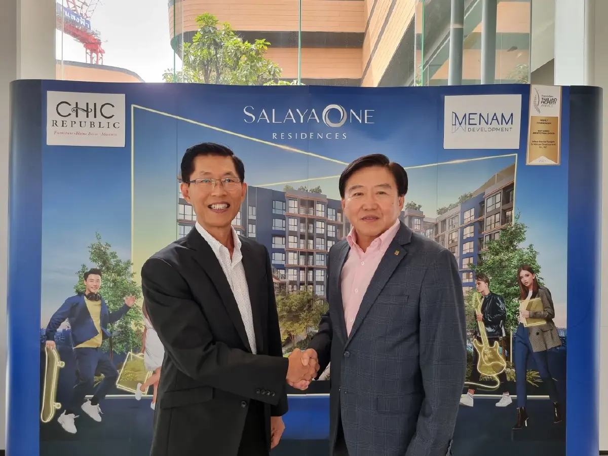 CHIC เซ็นสัญญา Menam Development คว้างานออกแบบ-ตกแต่ง โครงการ ศาลายาวัน เรสซิเดนท์ มูลค่ากว่า 50 ล้านบาท