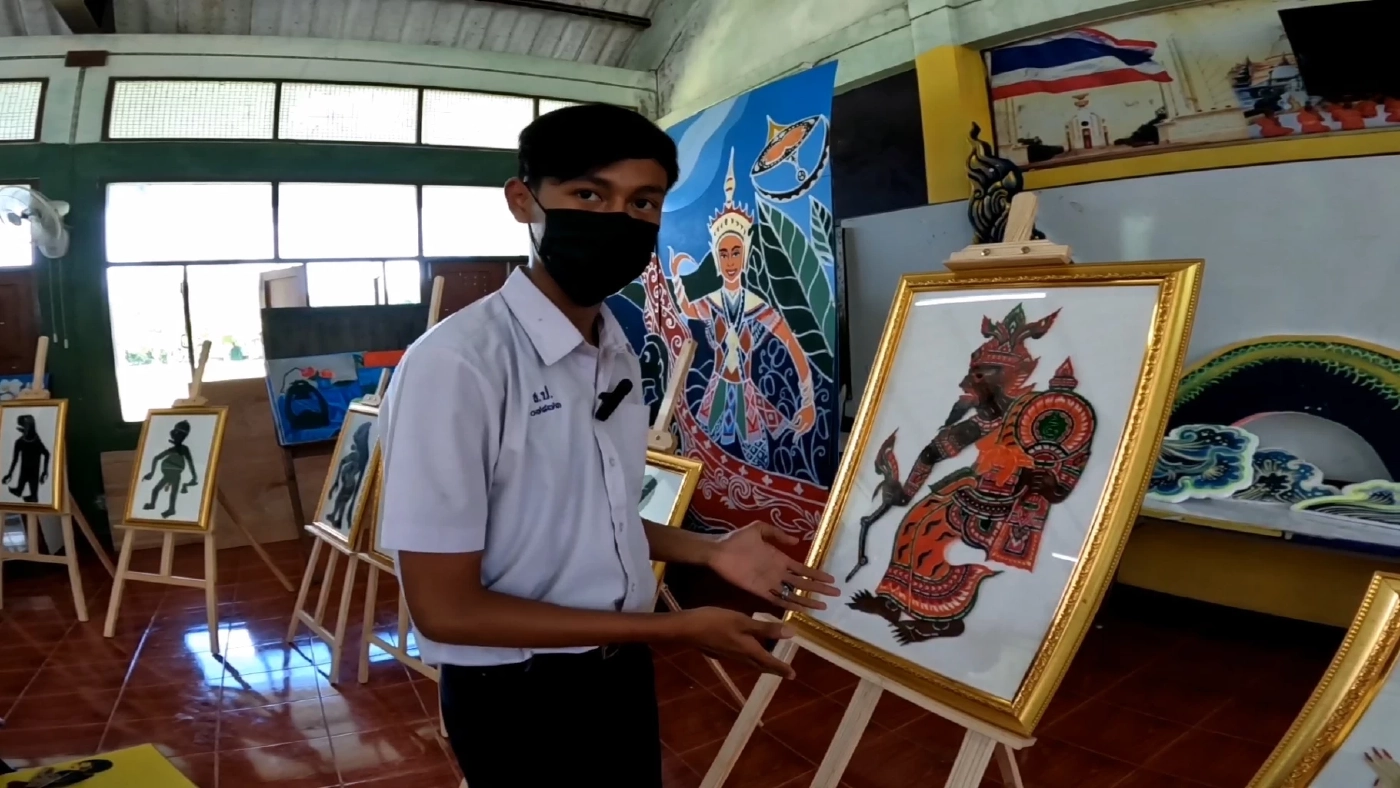 เด็กนักเรียนแกะหนังตะลุงขายออนไลน์ สร้างรายได้เสริมจากสิ่งที่รัก