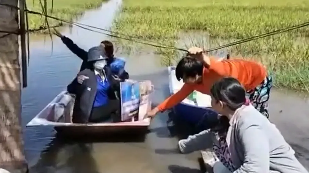 ประกันสังคมจ.ฉะเชิงเทราลงพื้นที่เยี่ยม