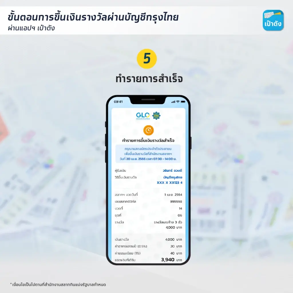 ขายแล้ว! "สลากดิจิทัล" ผ่านแอปฯ"เป๋าตัง" งวด 1 พ.ย.65 ราคา 80 บาท