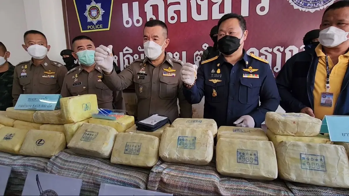 ล้นเมือง ตร.ภาค 5 จับยาบ้าบิ๊กล็อต 5 คดีของกลางกว่า 10 ล้านเม็ด