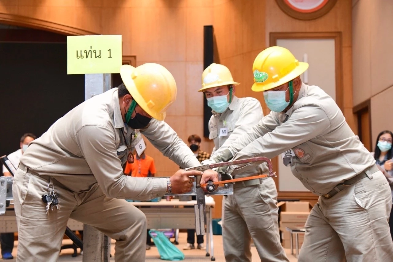 แข่งขันทักษะช่างสายใต้ดิน