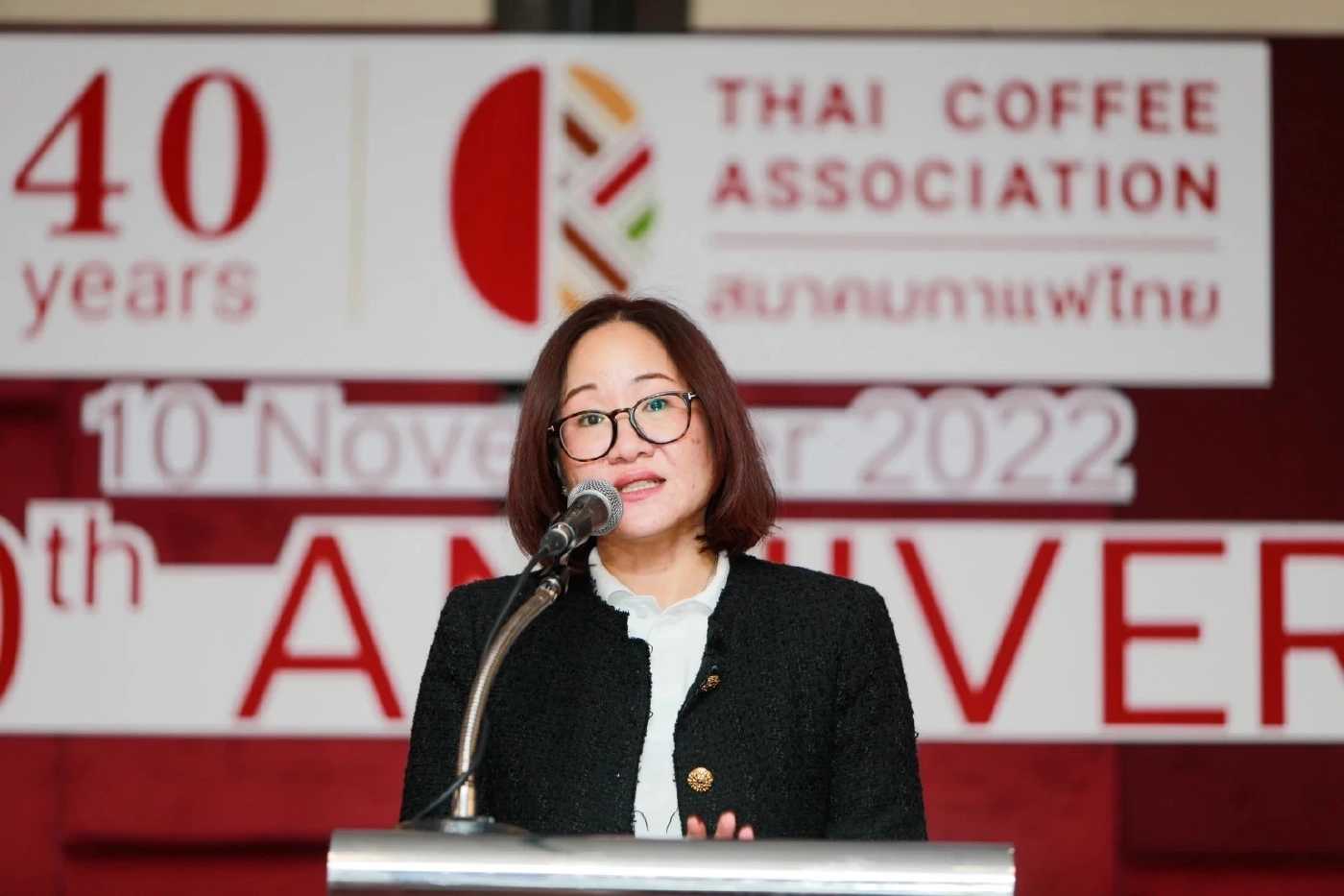 คุณวินิดา มังกรกาญจน์ นายกสมาคมกาแฟไทย