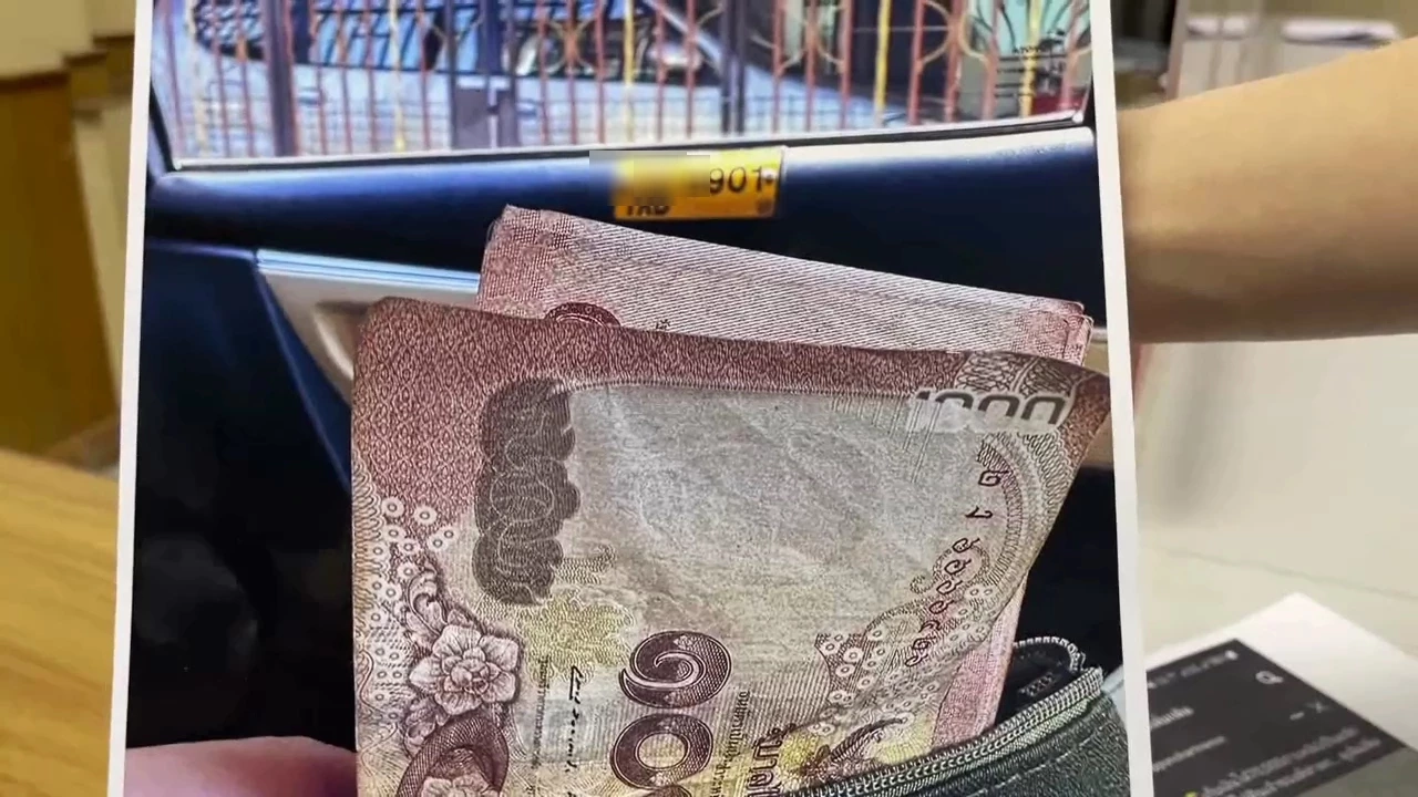 พลเมืองดีเก็บเงิน 7 หมื่นได้บนแท็กซี่ มอบคนขับส่งคืน กลับให้เพื่อนสวมรอยรับแทน (คลิป)