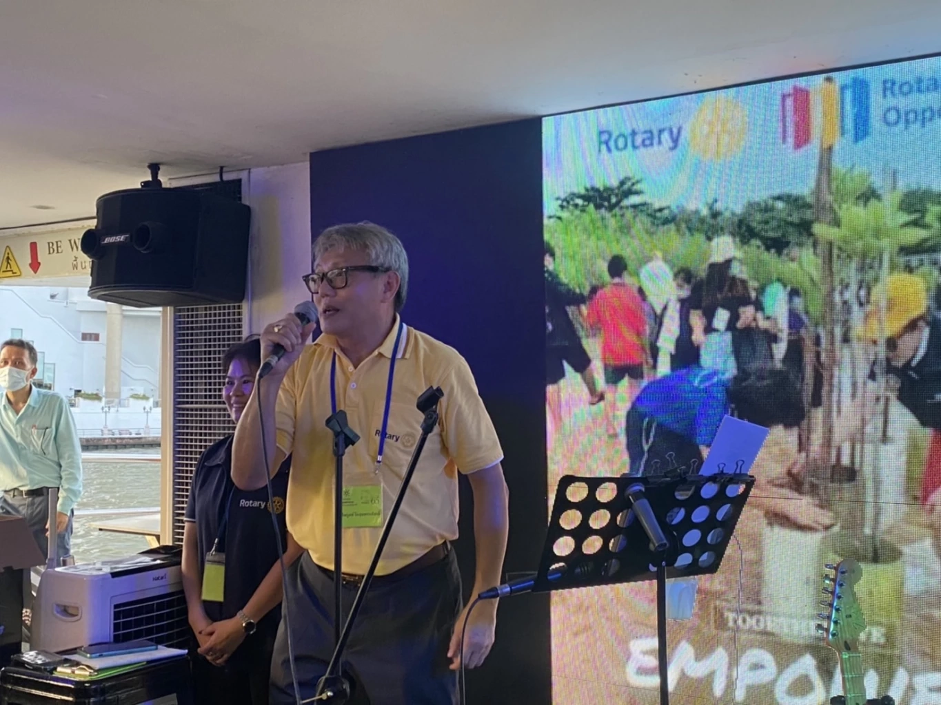 ไพบูลย์ โกสุมขจรเกียรติ นายกสโมสรโรตารีธนบุรี