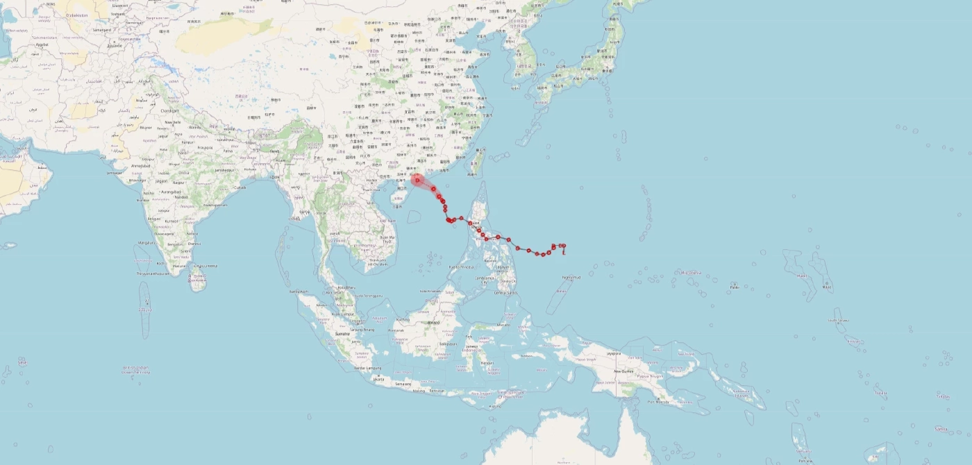 กรมอุตุฯ ประกาศฉบับสุดท้าย พายุนัลแก เตือน ปชช.ทางภาคใต้ฝนตกหนัก ช่วง 4-6 พ.ย.