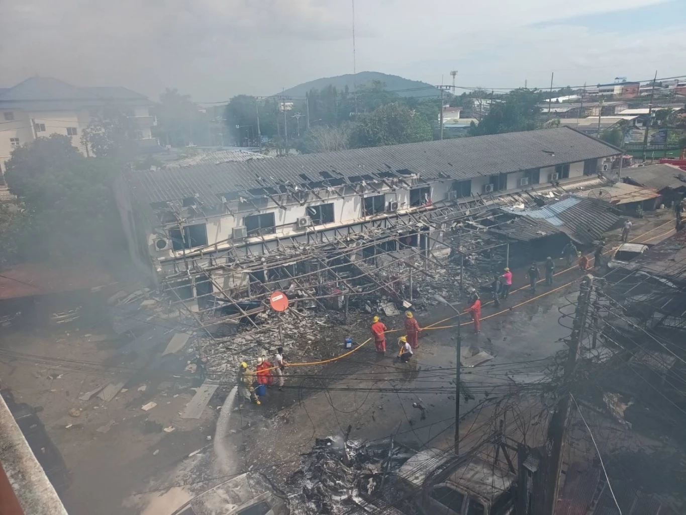 ความเสียหายหลังเหตุ "คาร์บอม"