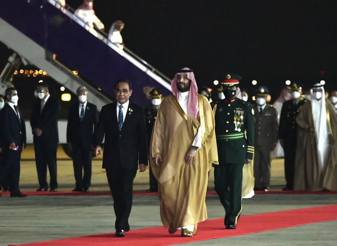 พลเอกประยุทธ์ เฝ้ารับเสด็จเจ้าชายซาอุฯ เดินทางเยือนประเทศไทยอย่างเป็นทางการ