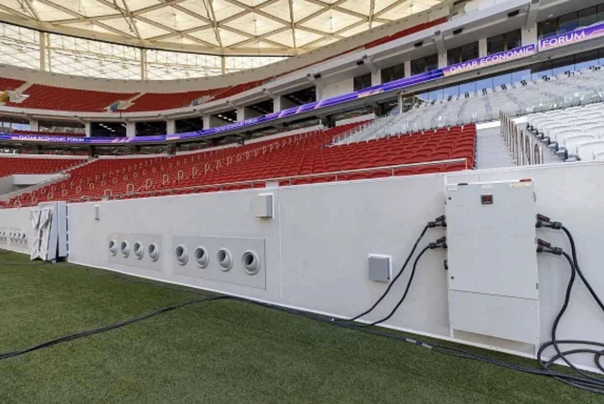 กาตาร์ โชว์ผลงานสนามบอลติดแอร์รับบอลโลก 2022