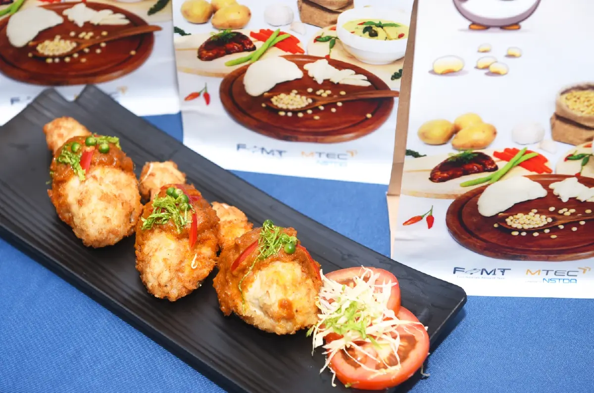 เอ็มเทค สวทช. เปิดตัว Ve-Chick (วีชิค) ผลิตภัณฑ์ทดแทนเนื้อไก่จากโปรตีนพืช จากแล็บ สู่เชิงพาณิชย์ ตอบรับกระแสอาหารเพื่อสุขภาพ