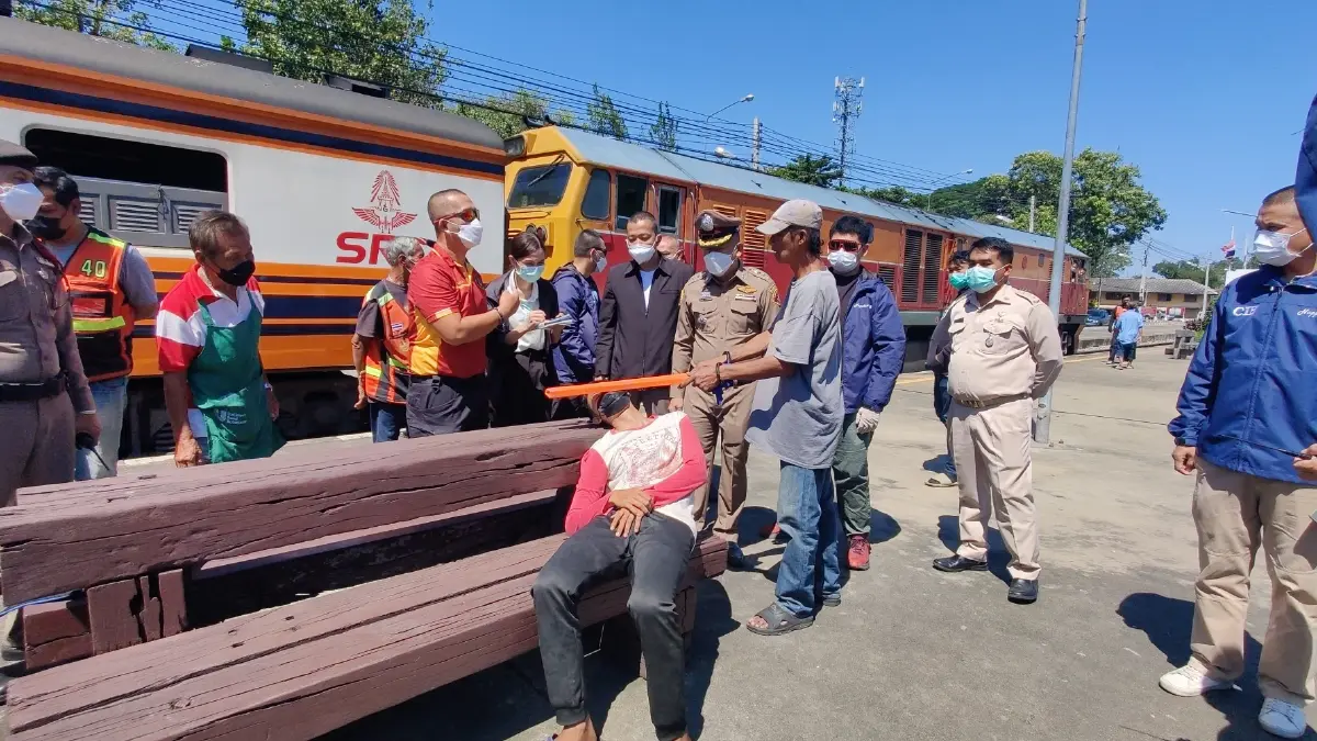 รวบแล้ว! ช่างไฟโหดทุบเฒ่า 61 ปี ดับคาชานชาลา บางซื่อ