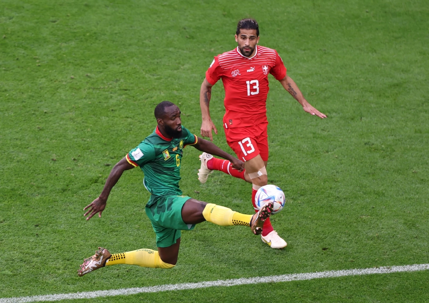 สวิสเฉือนแคเมอรูน 1-0 ศึกบอลโลกกลุ่มจี