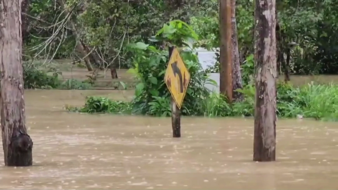 น้ำท่วมสูงในจ.ยะลา