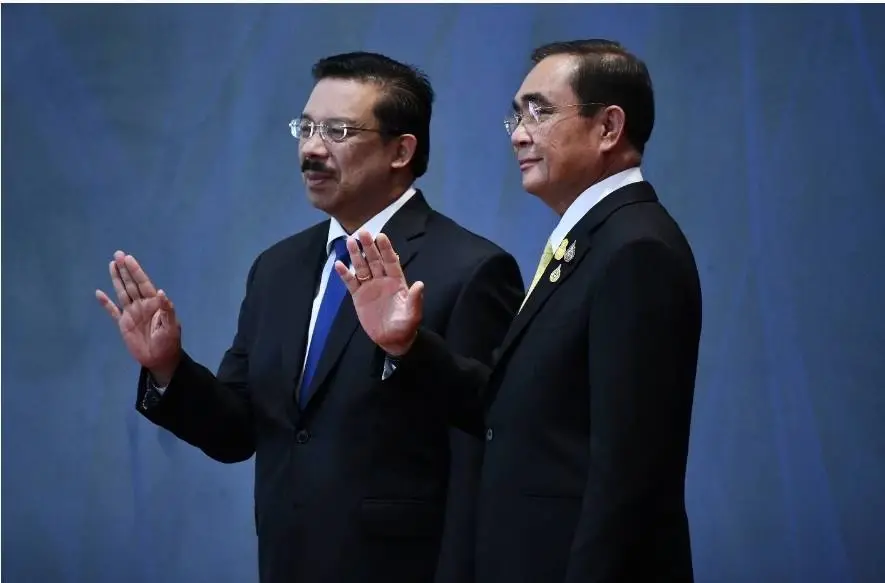 พล.อ.ประยุทธ์  จันทร์โอชา นายกฯให้การต้อนรับ ตัน ซรี ดาโตะ เซอรี โมฮามัด ซูกี บิน อาลี เลขาธิาการรัฐบาลมาเลเซีย สู่เวทีการประชุมเอเปค 2022 