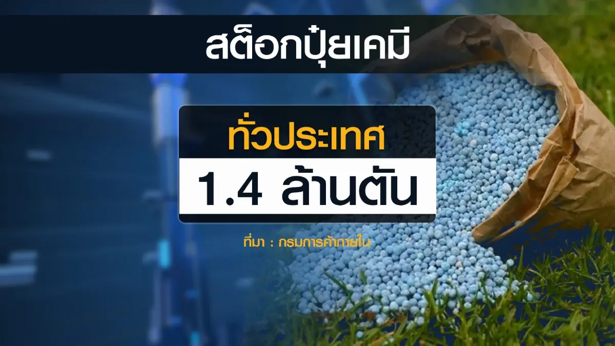 พาณิชย์ตรวจเข้มสต็อก 'ปุ๋ย' เพียงพอ-ราคาเริ่มลดลง