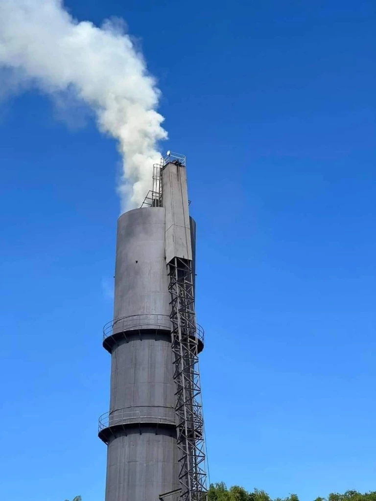 โรงงานที่ชาวบ้านแม่สายร้องเรียนกลิ่นเหม็นจากฝั่งเพื่อนบ้าน