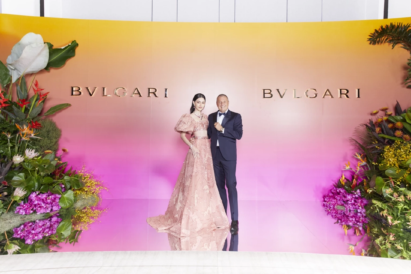 ดาวิกา โฮร์เน่ คุณฌอง-คริสตอฟ บาบัน ซีอีโอ ของ บุลการี