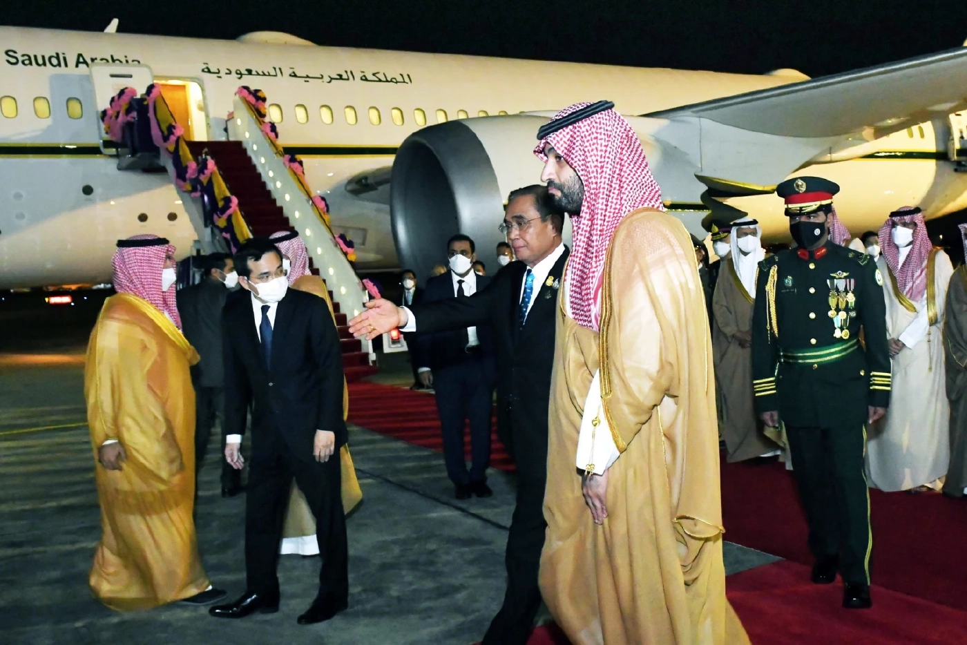 พลเอกประยุทธ์ เฝ้ารับเสด็จเจ้าชายซาอุฯ เดินทางเยือนประเทศไทยอย่างเป็นทางการ