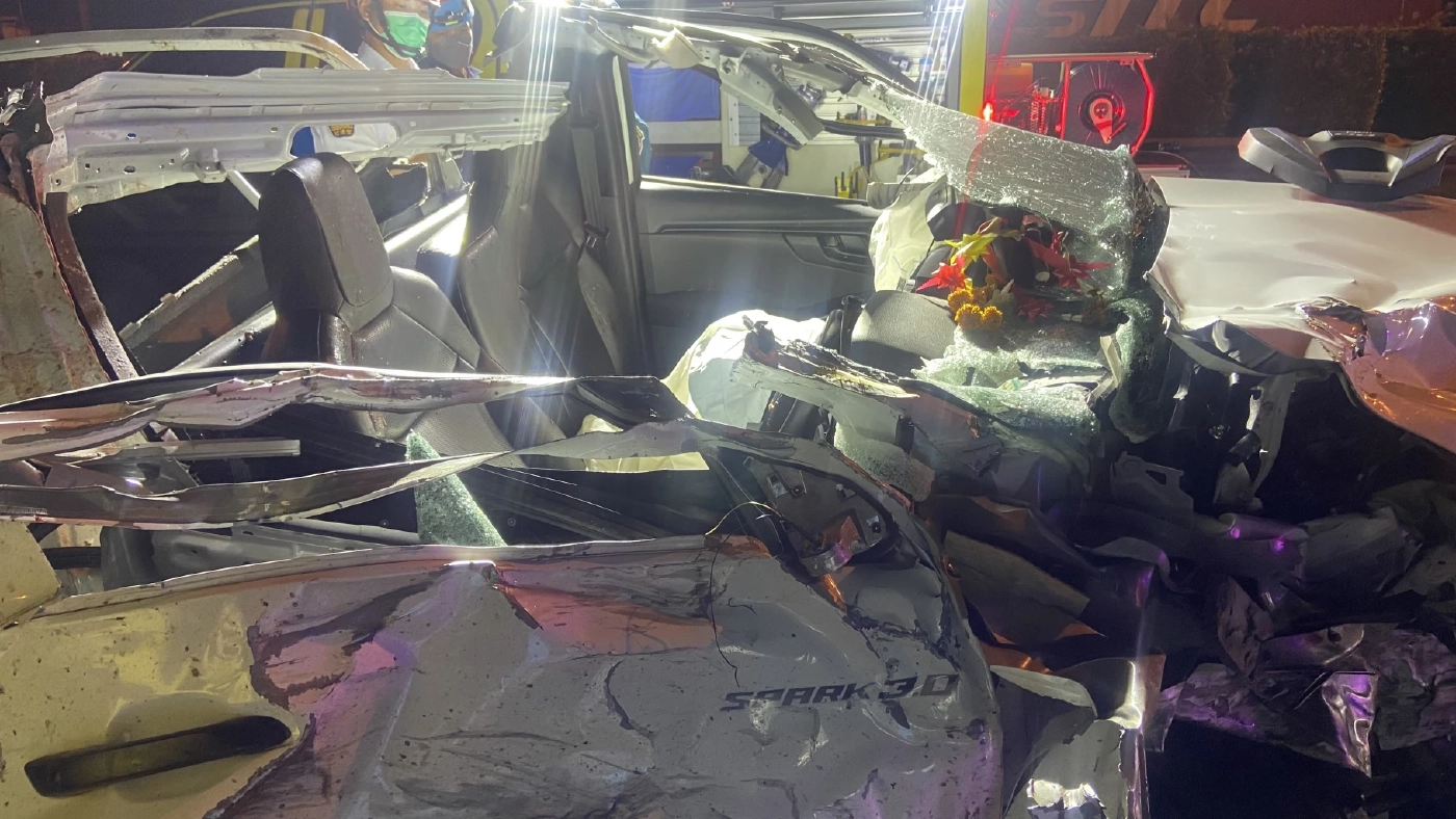 สภาพรถต้นเหตุ