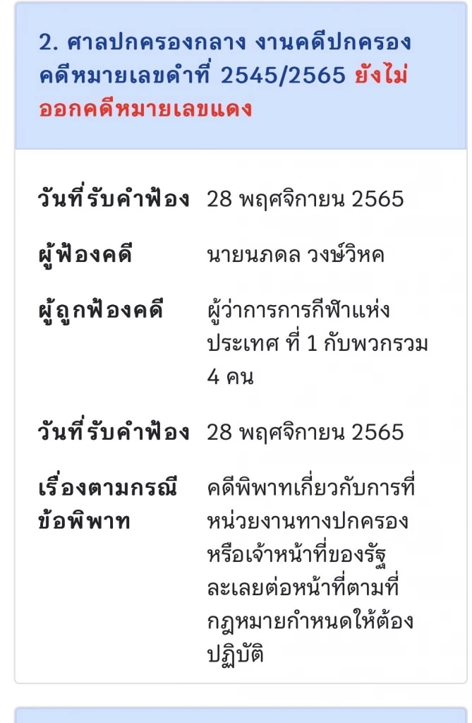 ยื่นฟ้อง กกท. -กสทช. เอื้อประโยชน์นายทุนถ่ายสดบอลโลก