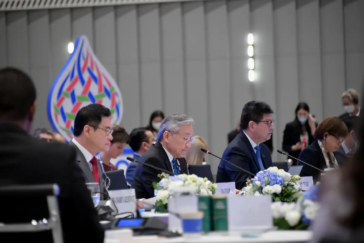 เมื่อวันที่ 17 พ.ย.65  บรรยากาศการประชุมรมต.เอเปค ครั้งที่ 33 จบลงด้วยดี ที่ศูนย์ประชุมแห่งชาติสิริกิตติ์ 