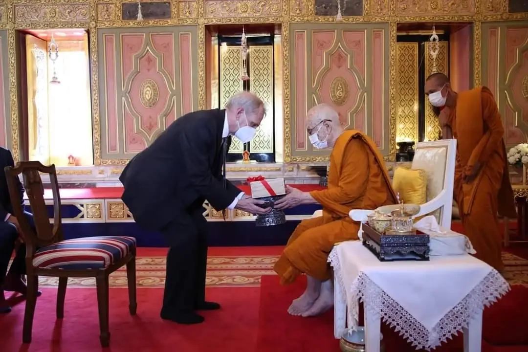 สมเด็จพระสังฆราช ประทานพรหมวิหารธรรม "ทูตสหรัฐ" สร้างสันติมวลมนุษยชาติ