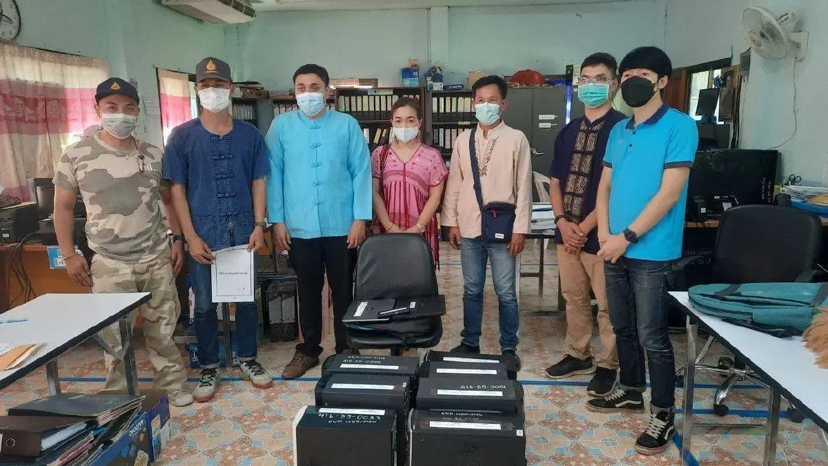 อายัดคอมพิวเตอร์ อบต.แม่คะตวน เพื่อไปตรวจสอบเส้นทางการเงิน
