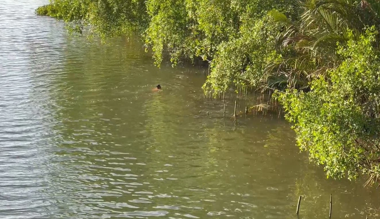 หนุ่มวัย 19 ปี เครียดกระโดดน้ำหวังจบชีวิต สุดท้ายรอดเพราะว่ายน้ำเป็น