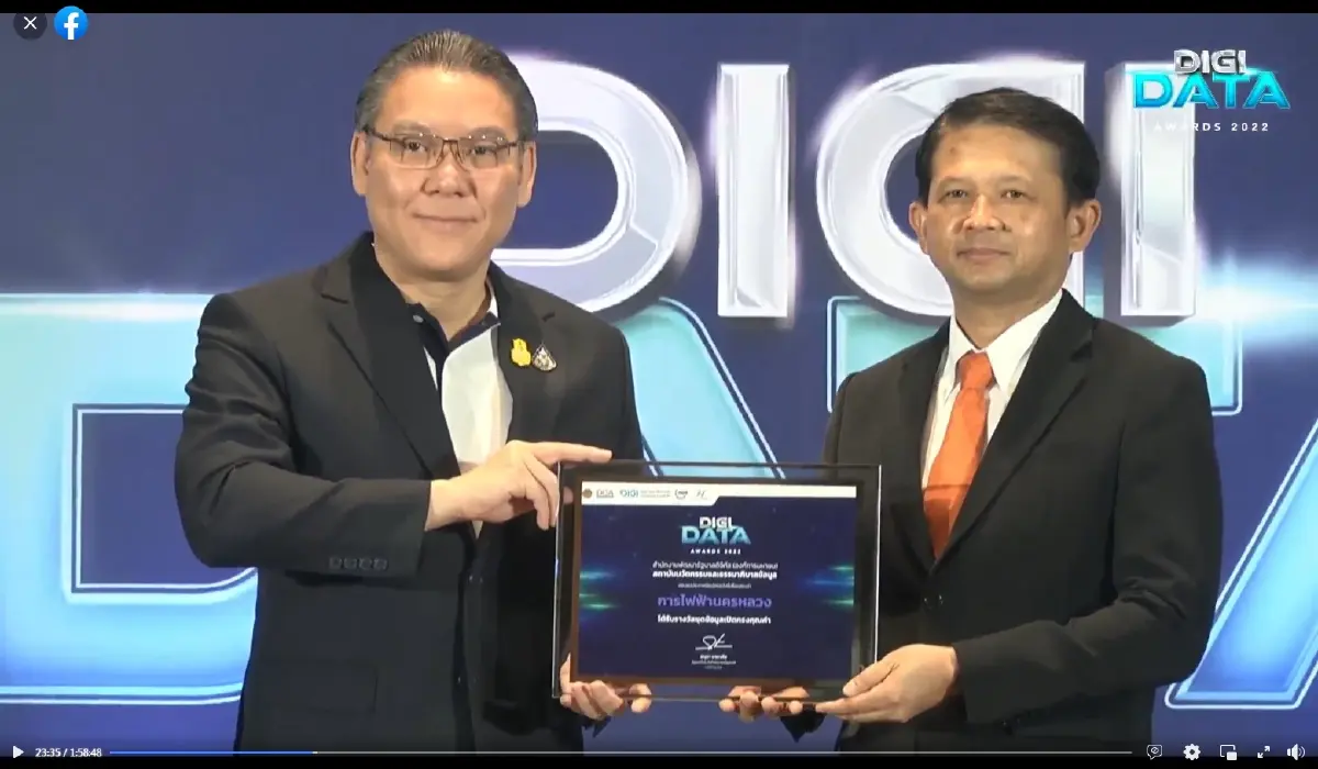 MEA รับประกาศนียบัตรชุดข้อมูลเปิดทรงคุณค่า ในงาน DIGI Data Award 2022 