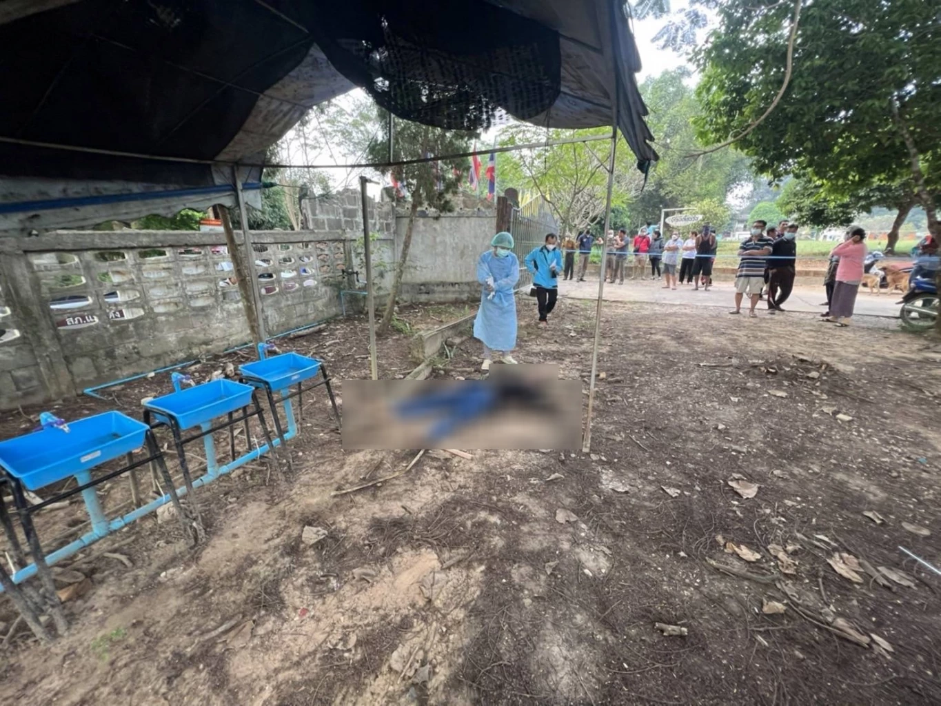 พบศพหนุ่มคล้ายถูกรัดคอตายในโรงเรียน ตำรวจเร่งคลี่คลายปมการตาย