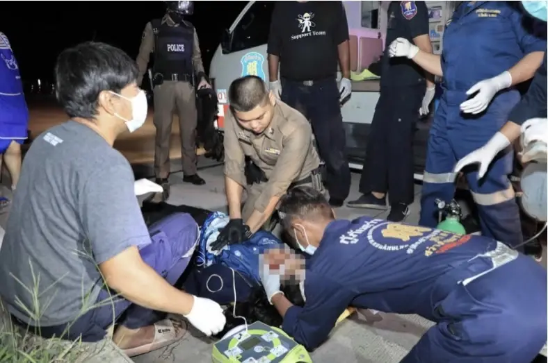 ผบ.ตร.เล็งมอบรางวับ “สายตรวจสัตหีบ” กู้ชีพอุบัติเหตุ