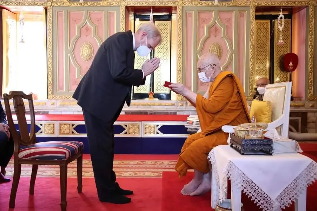 สมเด็จพระสังฆราช ประทานพรหมวิหารธรรม "ทูตสหรัฐ" สร้างสันติมวลมนุษยชาติ