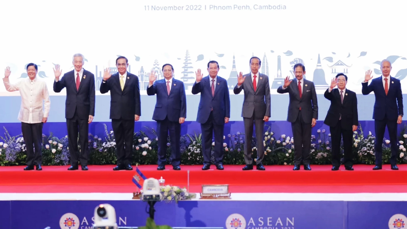 การประชุมสุดยอดอาเซียนครั้งที่ 40 และ 41 ที่กรุงพนมเปญ ประเทศกัมพูชา เมื่อวันที่ 11 พ.ย.65 ที่ผ่านมา