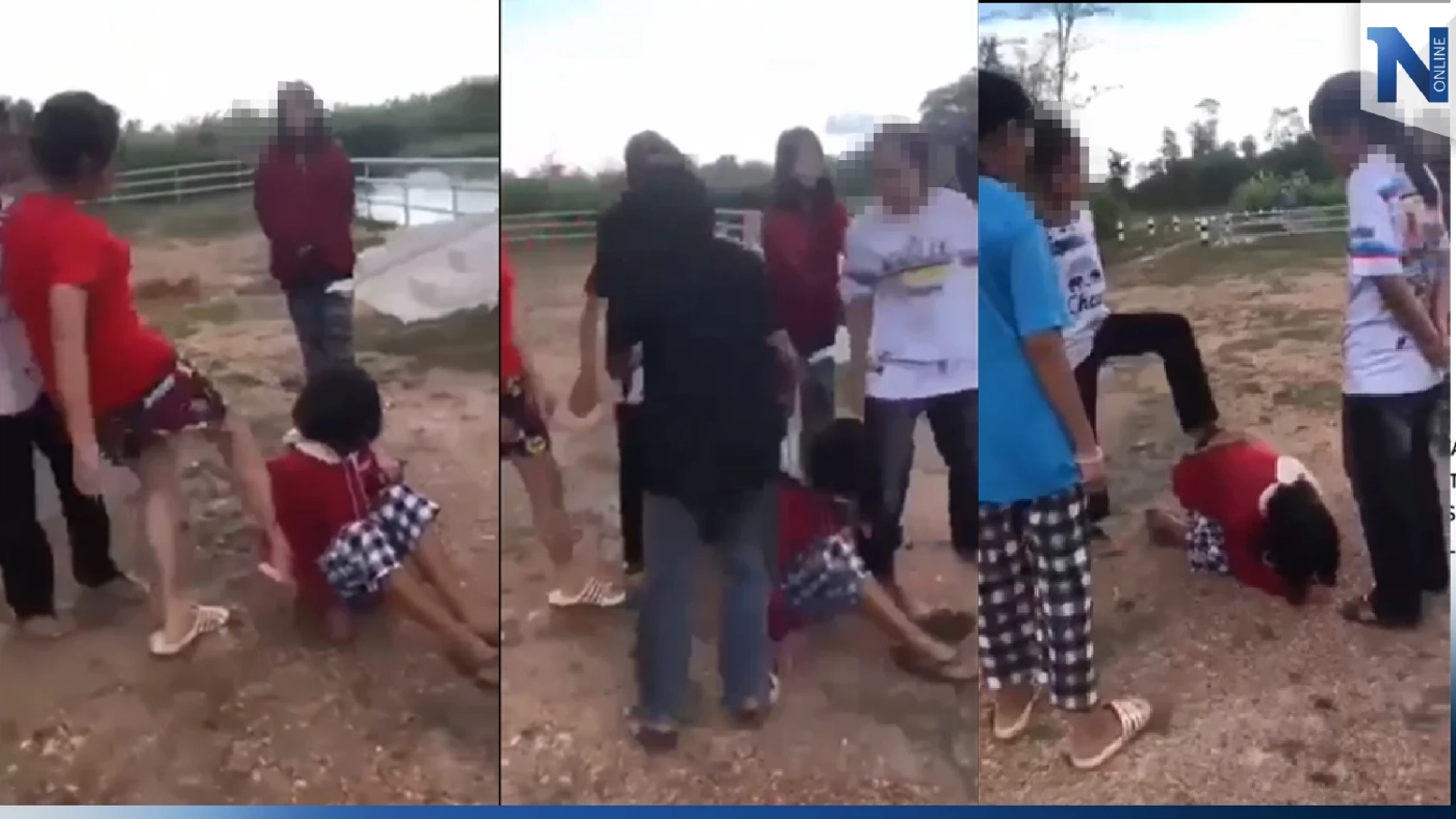 ภาพเหตุการณ์ที่มีการถ่ายคลิปไว้