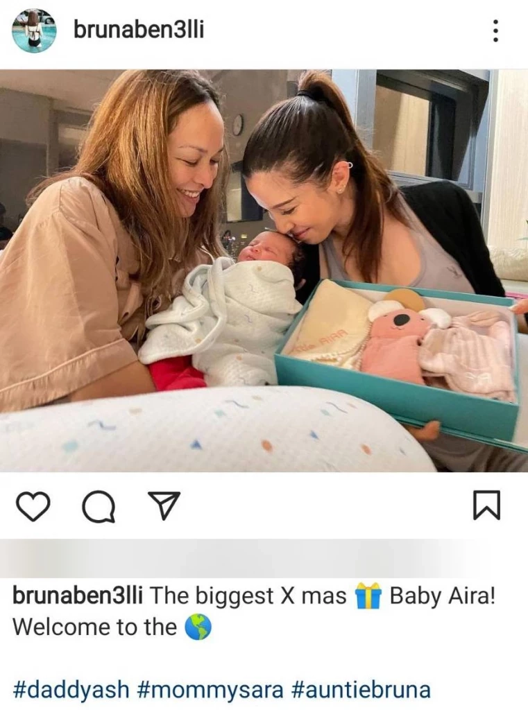 คลอดแล้วจ้า “ซาร่า” ได้ของขวัญต้อนรับเทศกาลคริสต์มาส