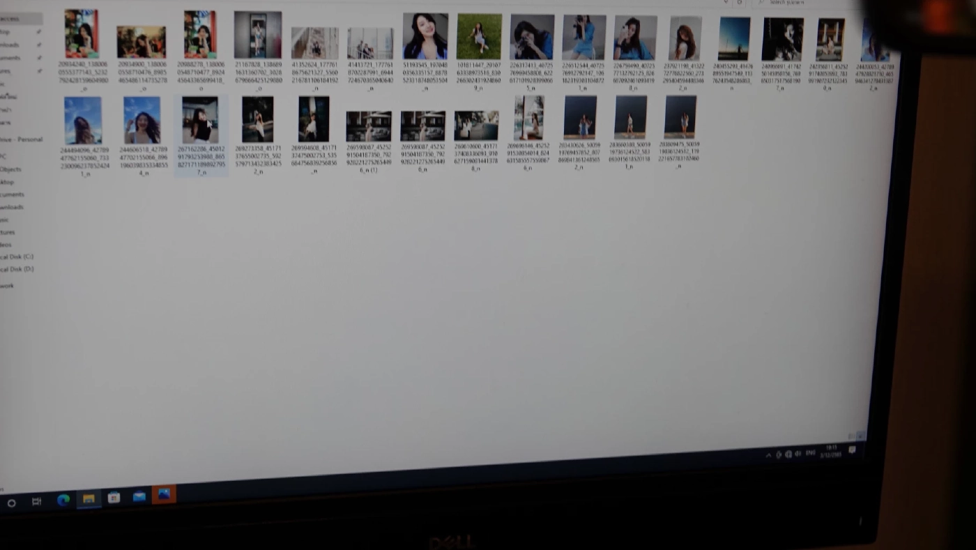 รูปสาวสวยที่นำมาหลอกเหยื่อ