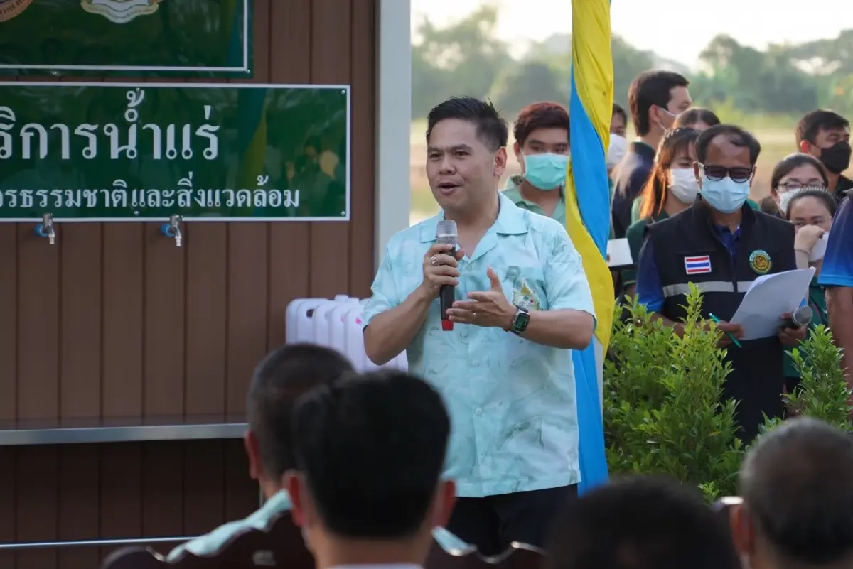 “วราวุธ”เปิดจุดบริการน้ำบาดาลแก้ไขปัญหาน้ำเค็ม ฝากท้องถิ่นช่วยดูแล