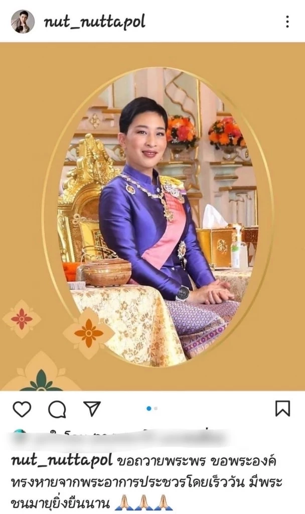 เหล่าเซเลบร่วมใจถวายพระพร "เจ้าฟ้าพัชรกิติยาภาฯ" ทรงหายประชวรในเร็ววัน