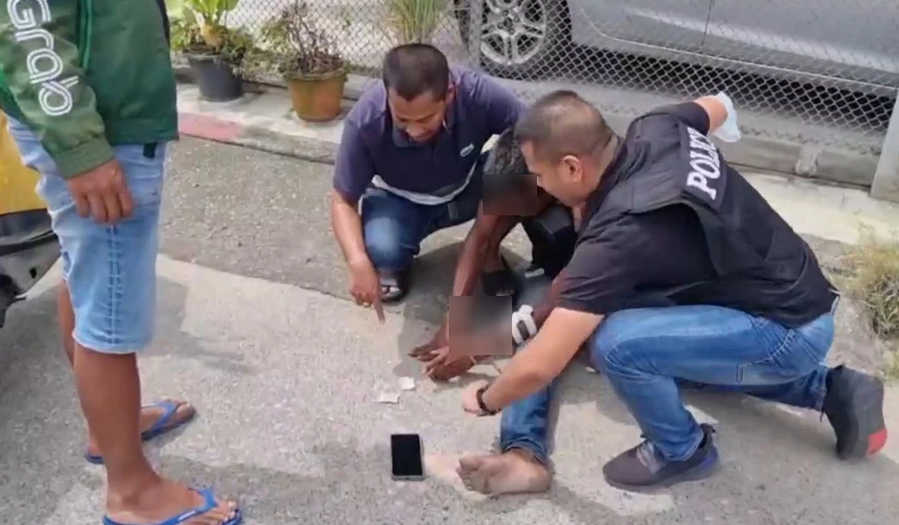 ดราม่า! พ่อค้ายาจับมือเมียร่ำไห้ เผย เพิ่งรอดตาย จากอุบัติเหตุชนต้นไม้