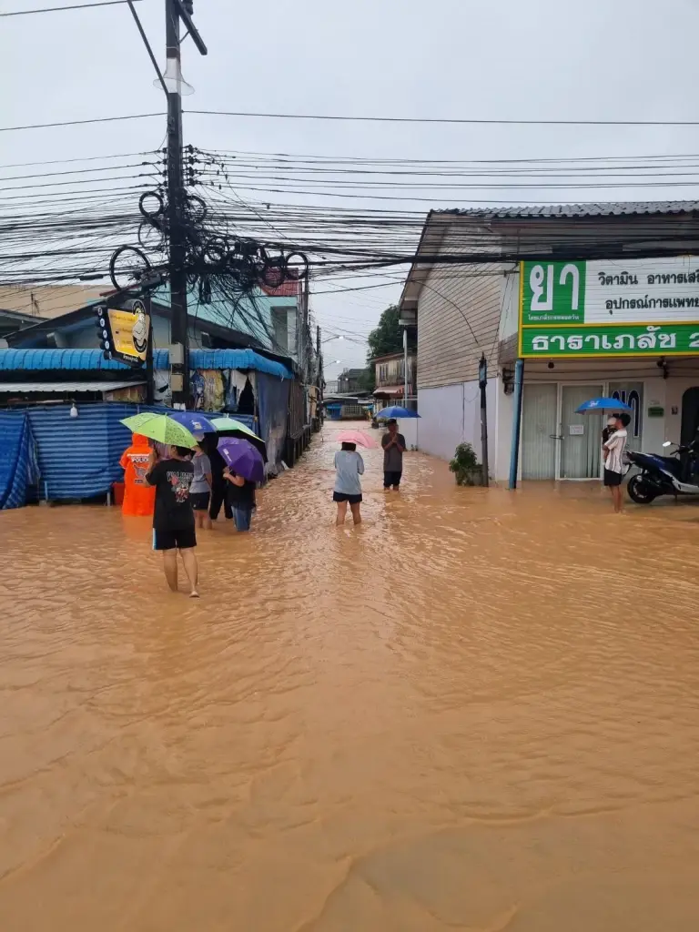 ประกาศให้เป็นพื้นที่เฝ้าระวังน้ำท่วม