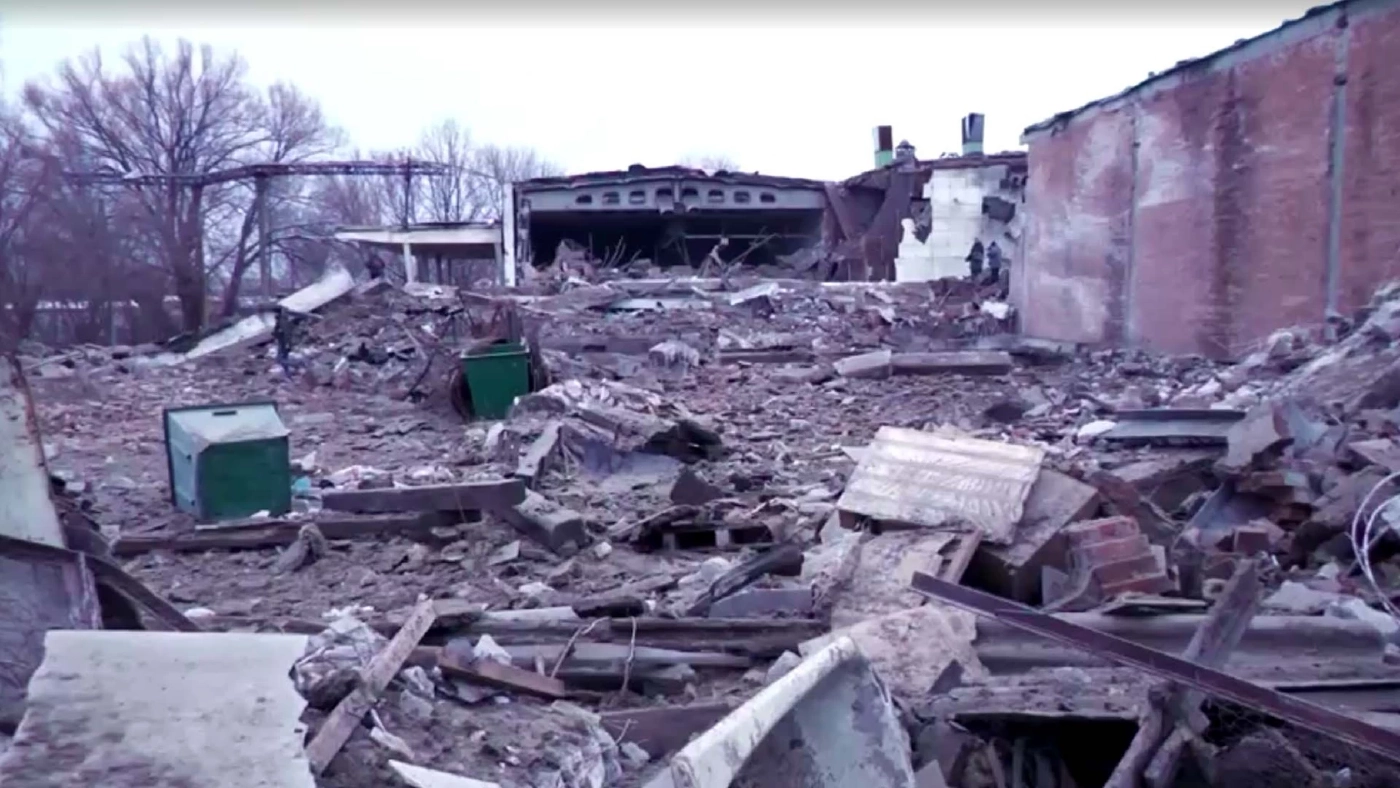 คาร์คีฟไฟดับทั้งเมืองหลังรัสเซียโจมตีระลอกใหม่