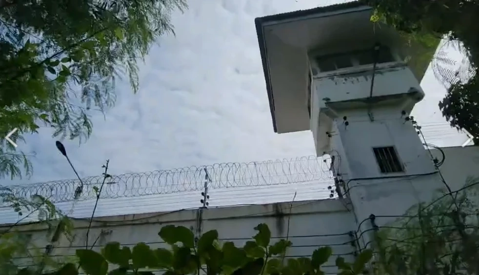 บริเวณข้างเรือนจำคลองเปรมที่เกิดเหตุ