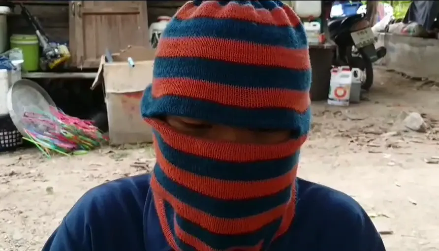 นายโอโม่ อายุ 14 ปี ผู้ที่เห็นเหตุการณ์ในวันที่เกิดเหตุ 