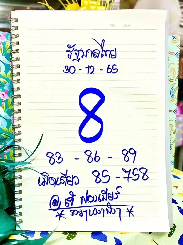 รวมเลขเด็ดเลขดัง งวด 30/12/65 แม่น้ำหนึ่ง เลขปฏิทินจีน จัดให้ทุกสำนักดัง