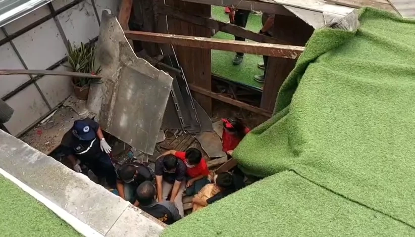 ระทึก! ร้านอาหารดังเมืองแพร่ถล่ม ลูกค้าร่วงสูงกว่า 3 เมตร เจ็บระนาวนับสิบ